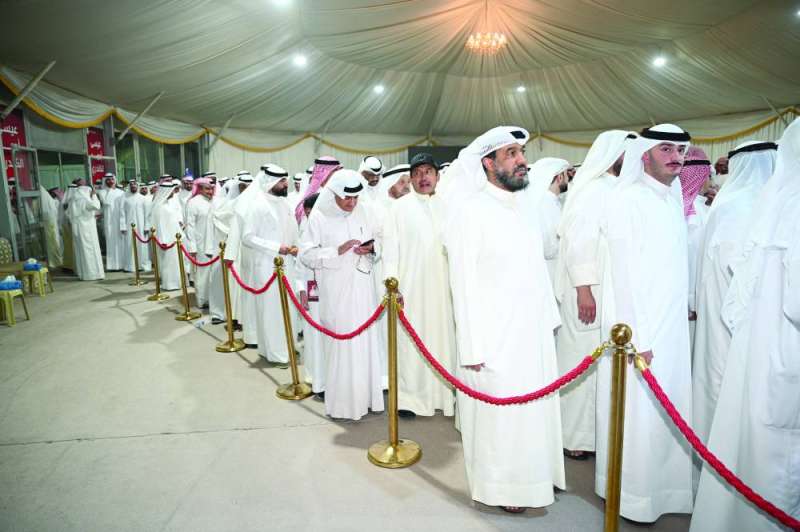 المقر الانتخابي للكندري غص بالمهنئين