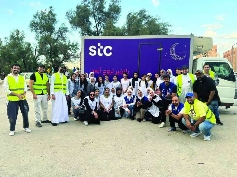 


فرق عمل زاجل التطوعي والعلاقات العامة في «stc» وسفراء «stc» 