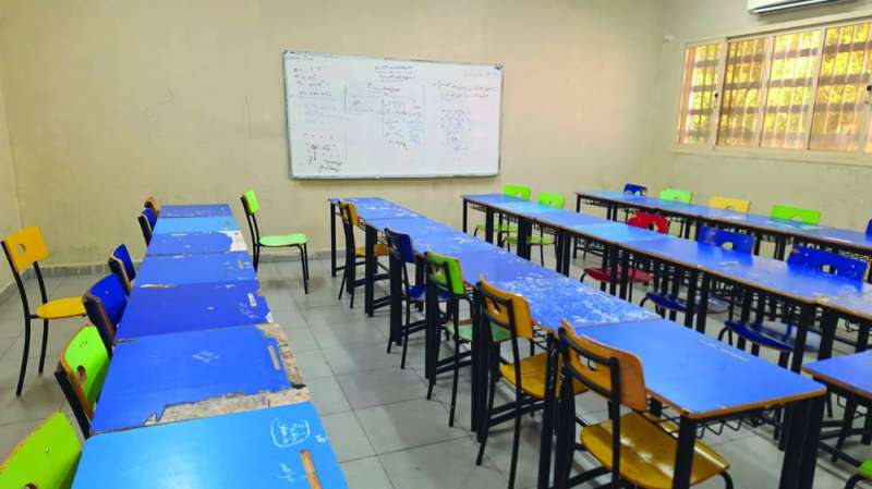 الفصول خلت تماماً من الطلبة يومي الأحد والاثنين