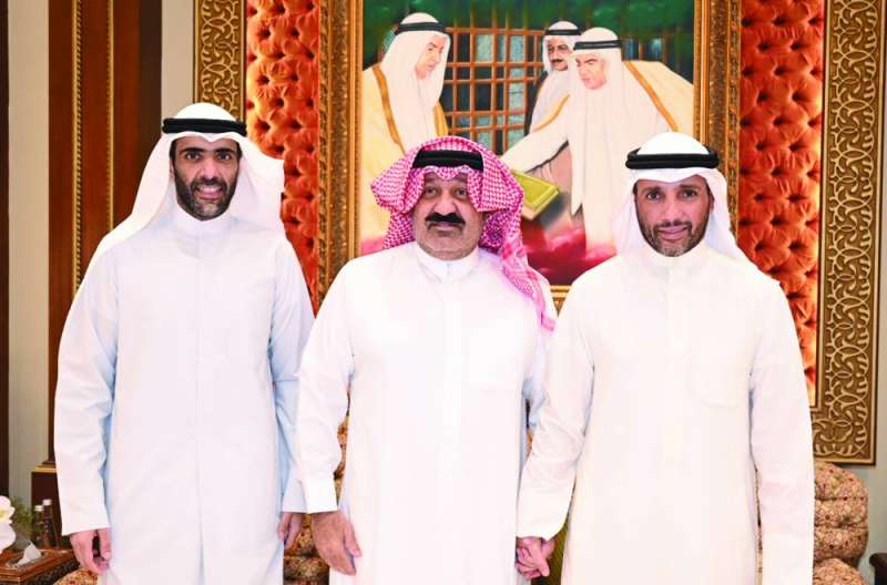 الغانم وأحمد اليوسف وخالد الغانم 