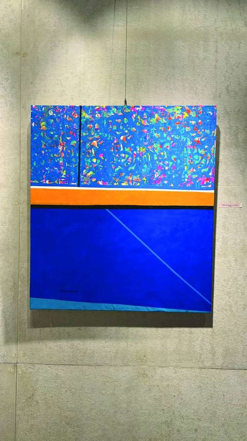 من أعمال الفنان عباس يوسف