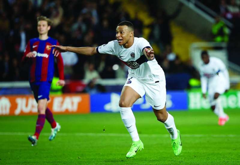 نجم باريس سان جرمان كيليان مبابي