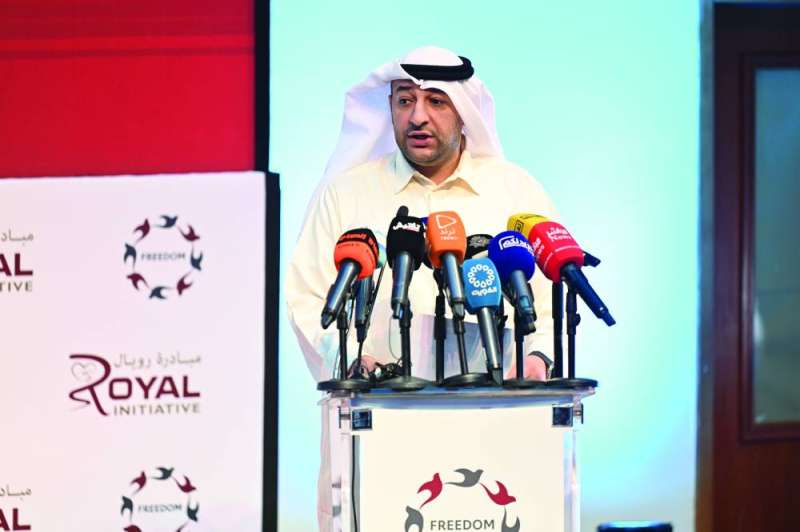 الوزير معرفي متحدثاً 