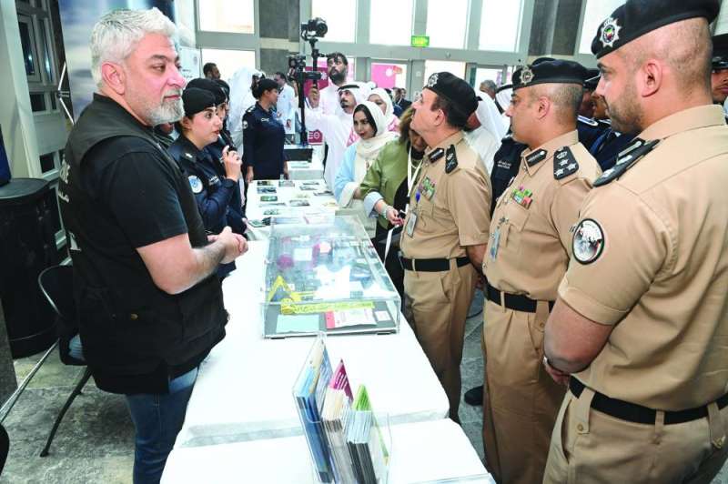 جانب من المعرض المصاحب للمؤتمر 