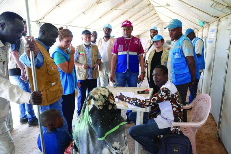 


ربيعان وعدد من المسؤولين الإغاثيين من الكويت وقطر في تشاد 