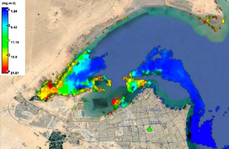 صور الاستشعار عن بعد و ارتفاع نسب الكلوروفيل