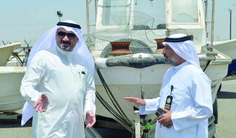 


الخضير يتحدّث للزميل ناصر الفرحان 