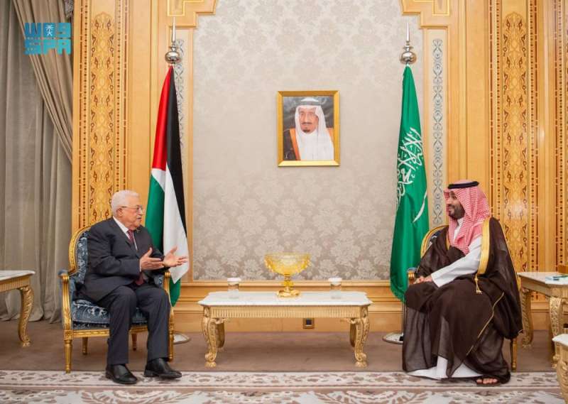 محمد بن سلمان مستقبلاً الرئيس الفلسطيني