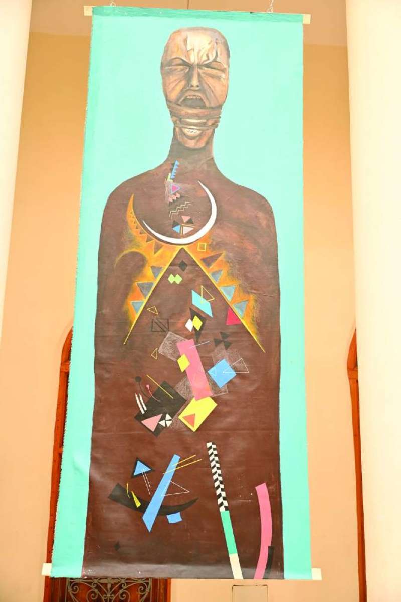 من الأعمال المشاركة في «نقش»