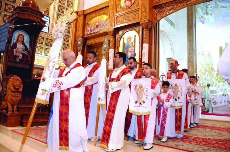 أجواء من قداس القيامة 