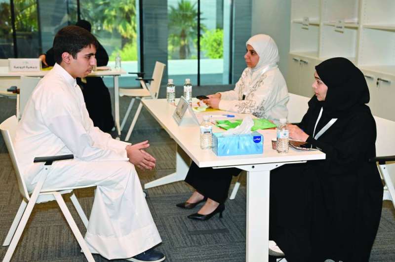 مقابلة مع أحد الشباب