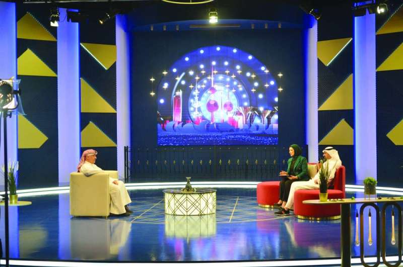 خلال تصوير أحد البرامج 