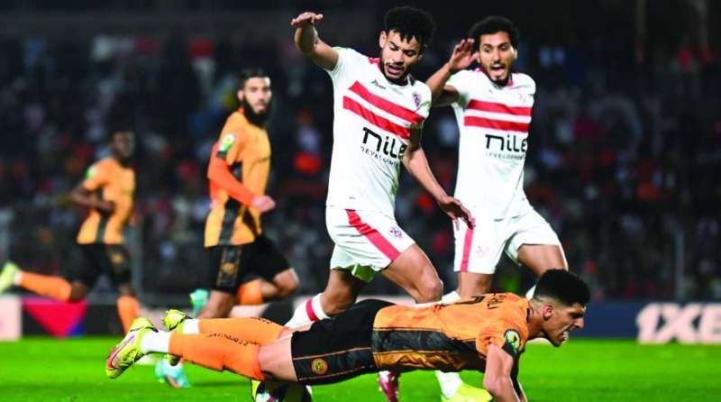 من مباراة الذهاب للزمالك ونهضة بركان