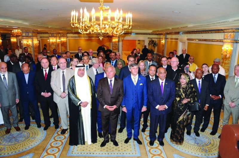 الحضور خلال حفل وداع سفيري أوكرانيا وبنغلاديش 