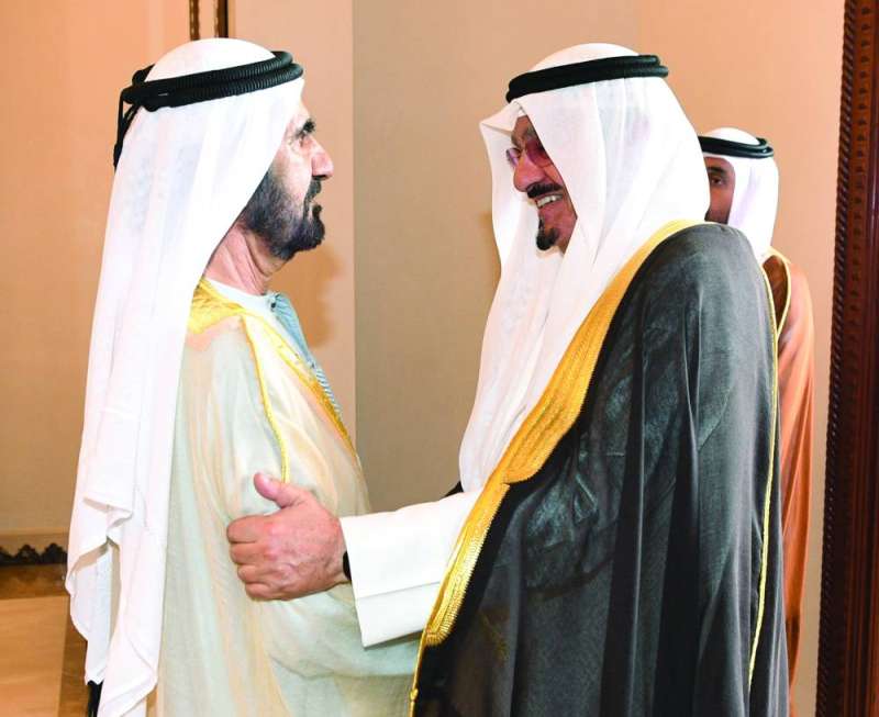 أحمد العبدالله ومحمد بن راشد 