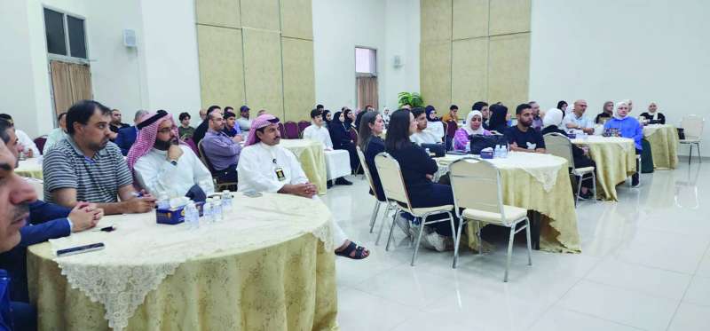 جانب من الحضور في الورشة 