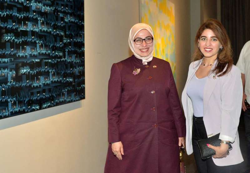 سفير تركيا والقنصل في السفارة اللبنانية ميا العظم 