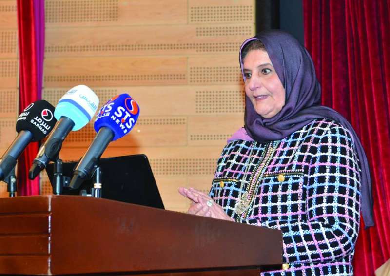 


الخرافي تُلقي كلمتها في حفل التكريم 