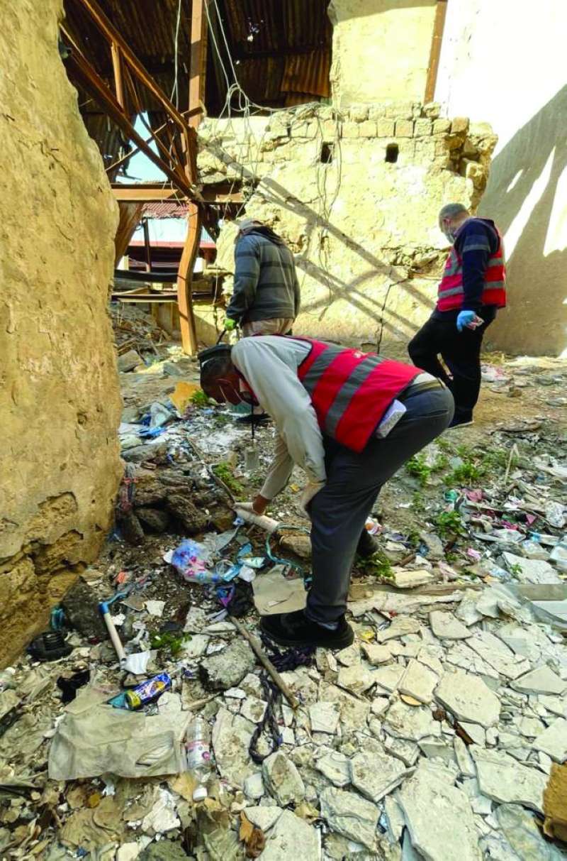 جانب آخر من جهود قسم مكافحة القوارض في وزارة الصحة