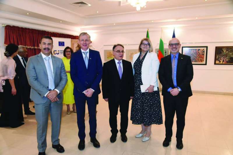 


سفراء إيطاليا والاتحاد الأوروبي وبلغاريا وبلجيكا وقبرص خلال الفعالية 