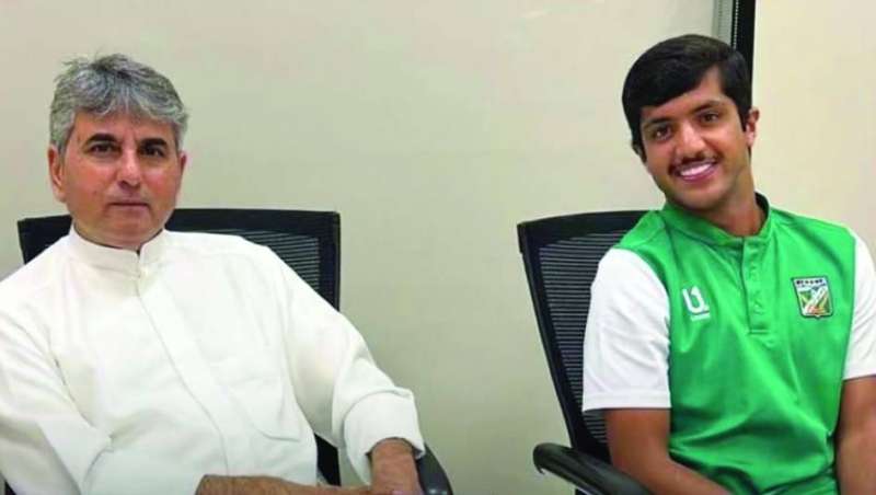 أمين سر النادي العربي فؤاد المزيدي يطمئن على السلامة في المستشفى