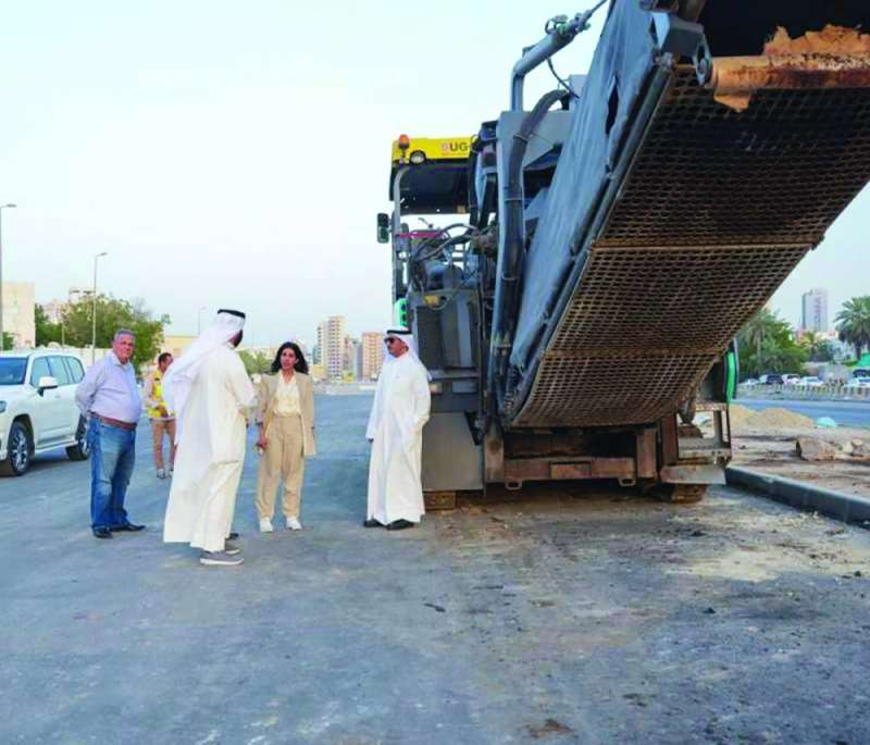 ...وجانب من الجولة التفقدية 