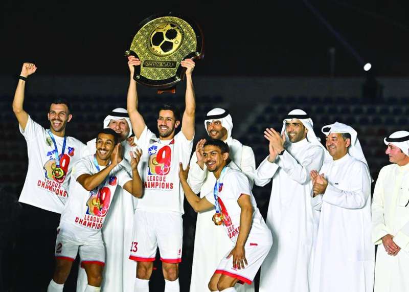 ليلة تتويج «الكويت»  (تصوير نايف العقلة)