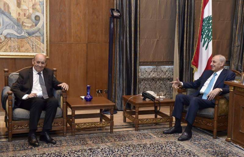 بري مستقبلاً لودريان في بيروت أمس