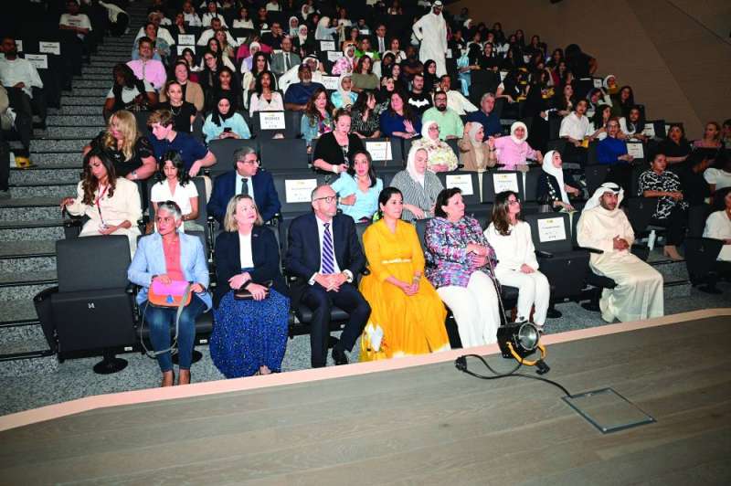 جانب من الحضور في الحفل الختامي للمبادرة 	 (تصوير نايف العقلة) 