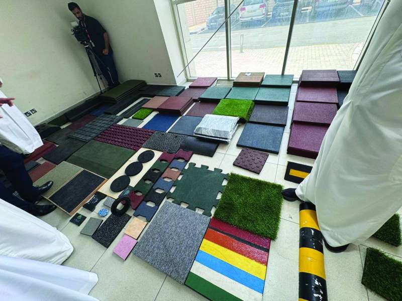 


من منتجات تدوير الإطارات 