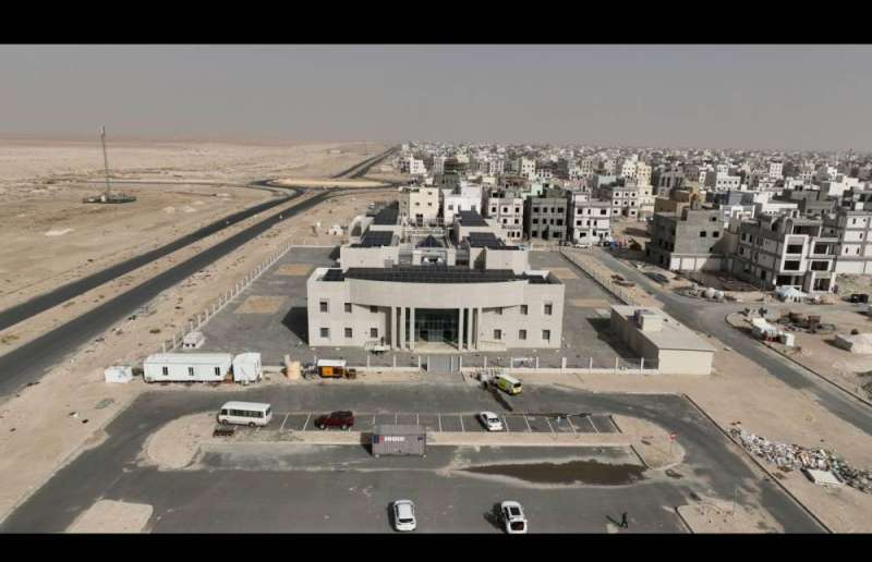 جانب من مشاريع المباني العامة في المطلاع 