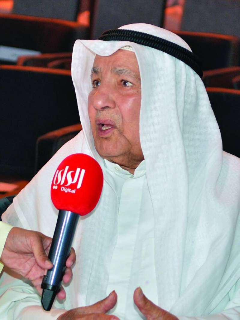 العم علي ثنيان الغانم متحدثاً لـ«الراي» 