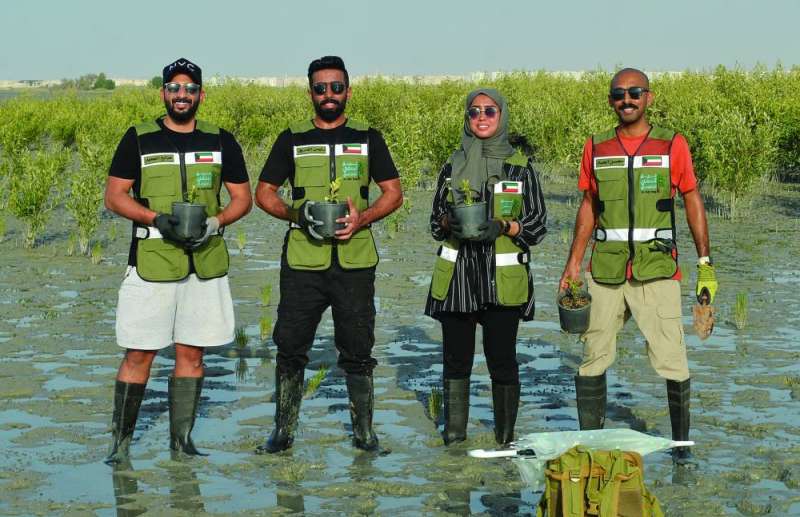 ممثلو فريق السعي التطوعي 