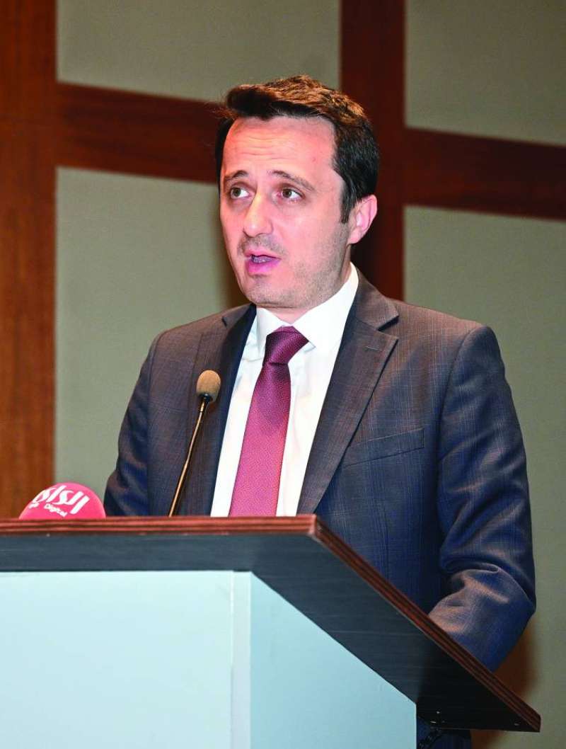  ماجد بويار خلال كلمته 