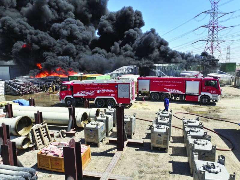 


من حريق الشعيبة 