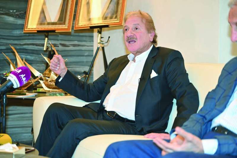 


محمد المنصور خلال حديثه 