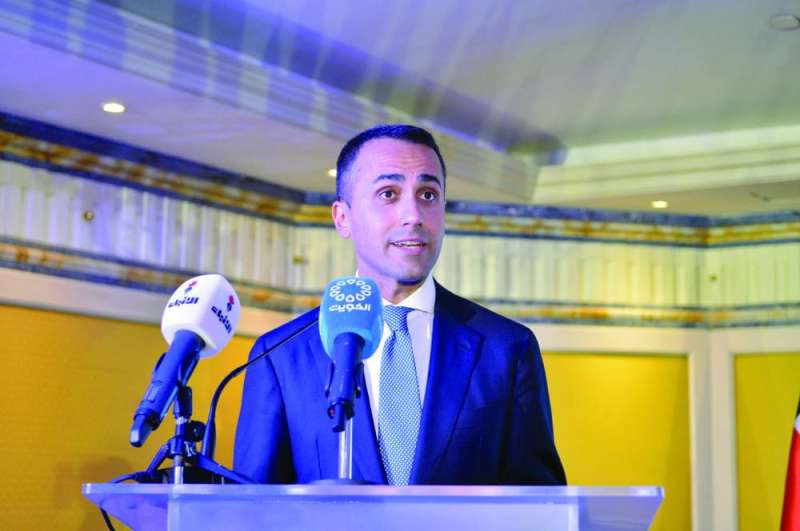 لويجي دي مايو... متحدثاً