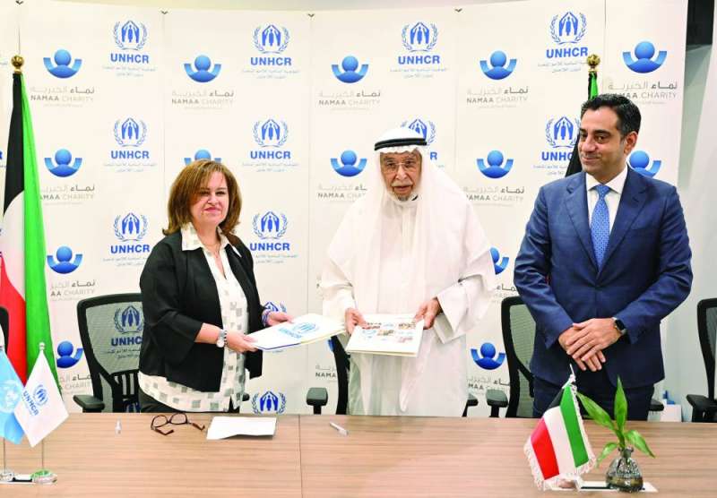 تبادل بروتوكول الاتفاقية بين المذكور وربيعان بحضور القائم بالأعمال اللبناني