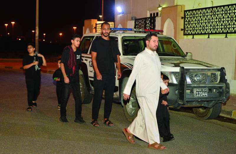 إقبال على الحسينيات بأمان وتنظيم 