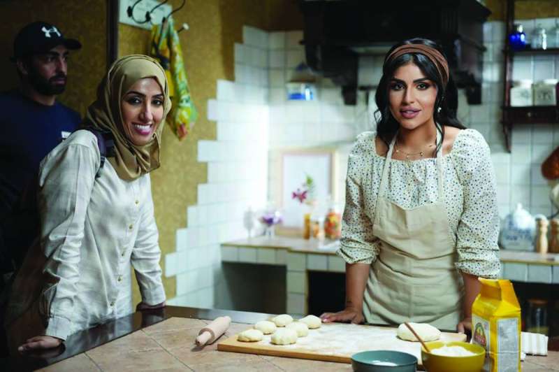 


سليمان مع نهلة الفهد 