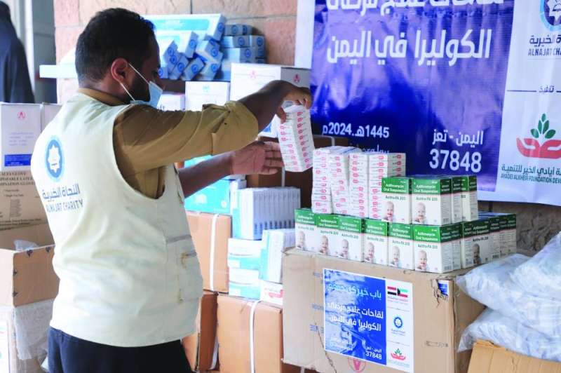 تجهيز لقاحات الكوليرا 