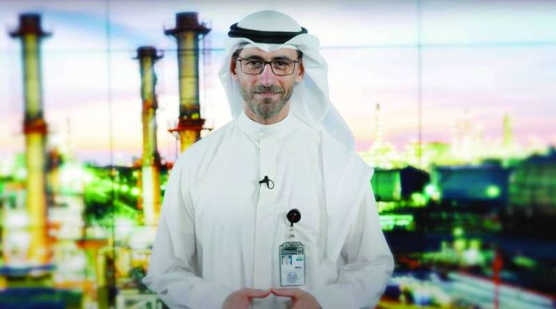 نواف السعود في كلمته الموجهة للعاملين في «مؤسسة البترول»