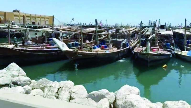 لنجات خشبية في نقعة الكوت