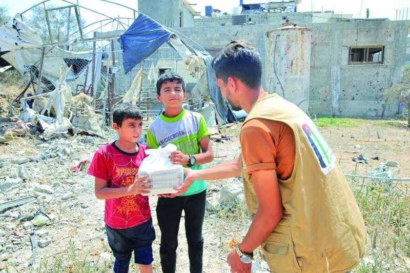 


توزيع الوجبات 