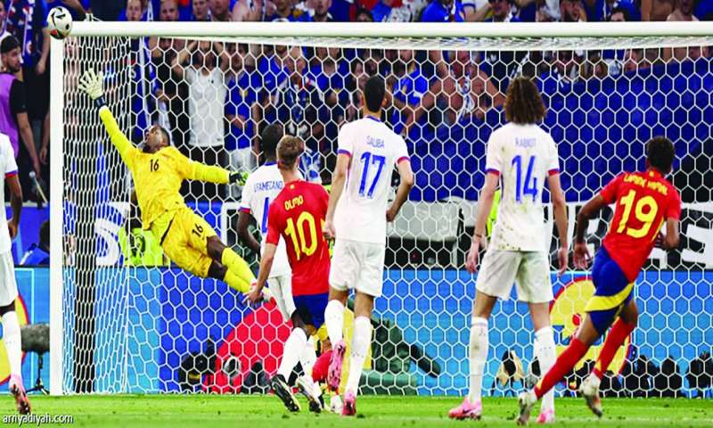هدف لامين يامال في مرمى فرنسا 