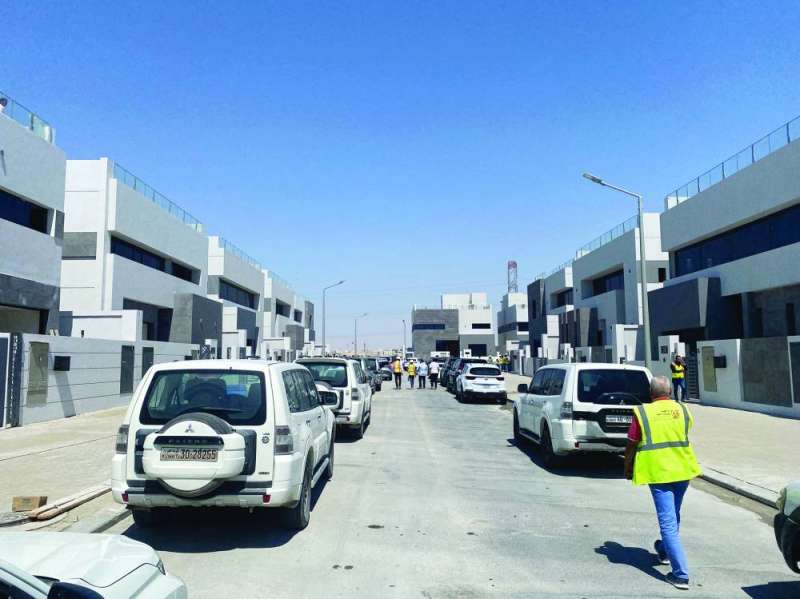 معاينة البيوت أثناء عملية الاستلام الابتدائي