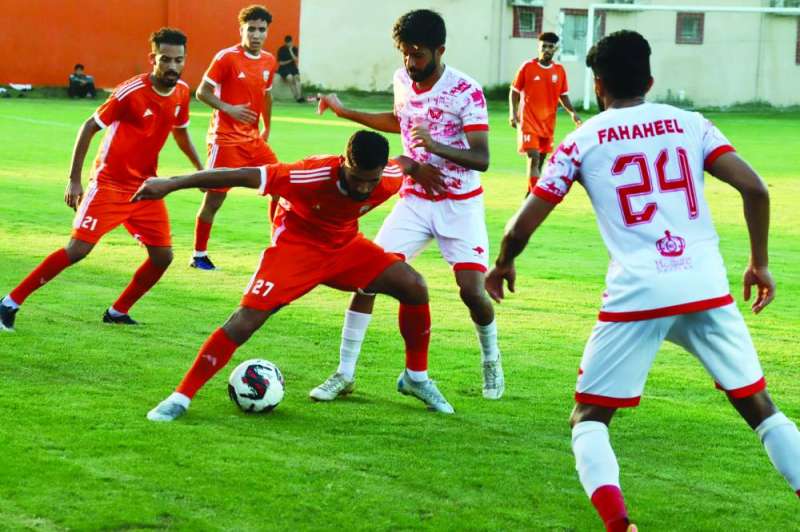 


من مباراة الفحيحيل الأخيرة مع «بروكسي» المصري 