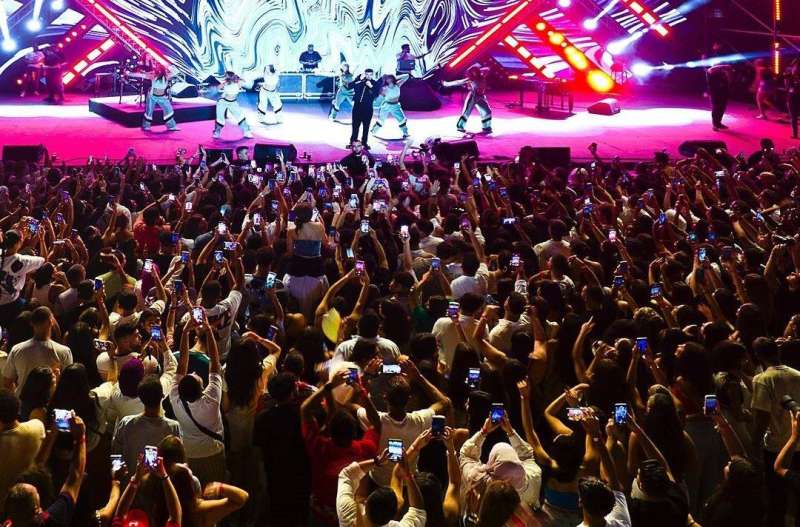 من حفل الشامي في بيروت (النهار)