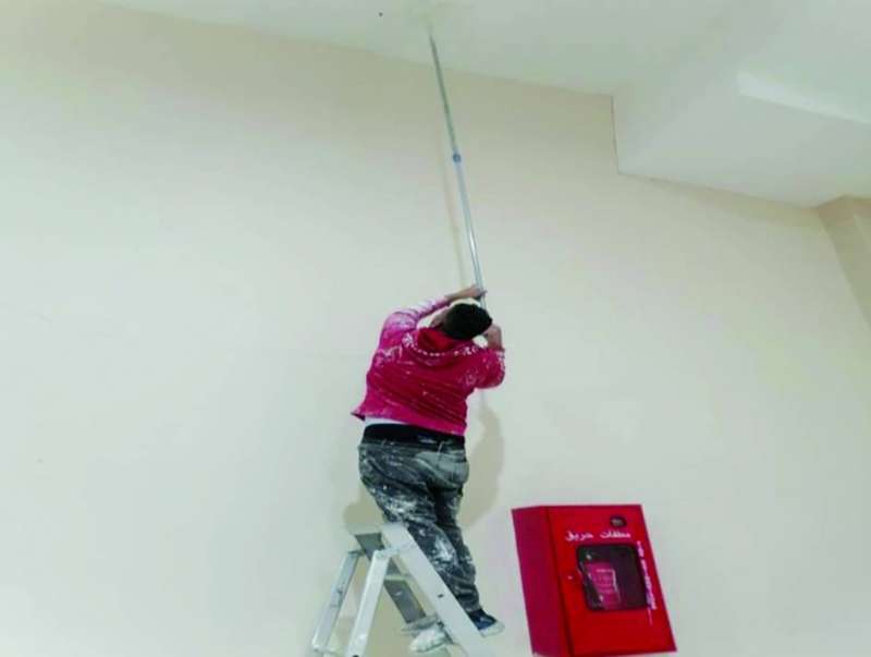 طلاء الجدران