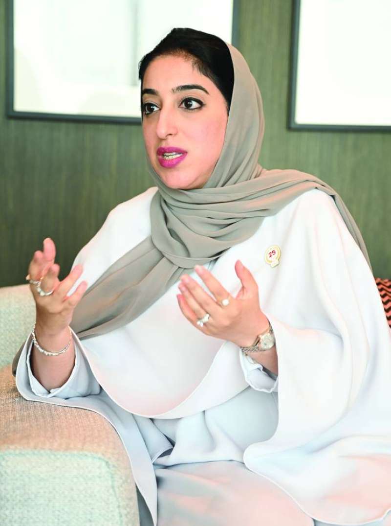 


 وزيرة السياحة في البحرين فاطمة الصيرفي 	(تصوير نايف العقلة) 